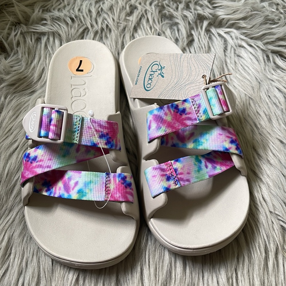 Chaco Multicolor Tie-Dye Sandals - Picture 3 of 4